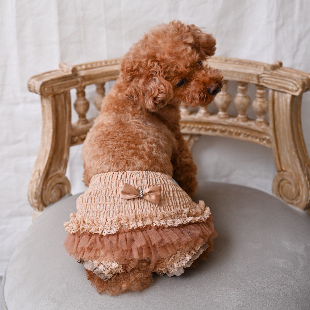 ベージュのとっても素敵なマナーパンツ