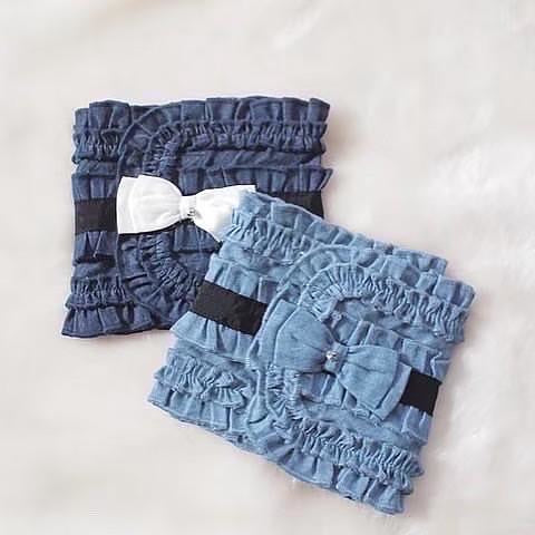 デニム素材の男の子用マナーベルト 全体イメージ｜ワンコ服KALINA