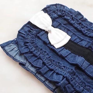 デニムマナーベルト 留め具・ベルクロ部分 詳細｜KALINA