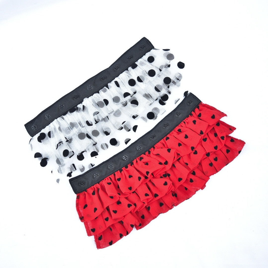 フリル取り外し　お召し替えフリル＆リボン | 犬服 小型犬 ドッグウェア 秋冬 KALINA