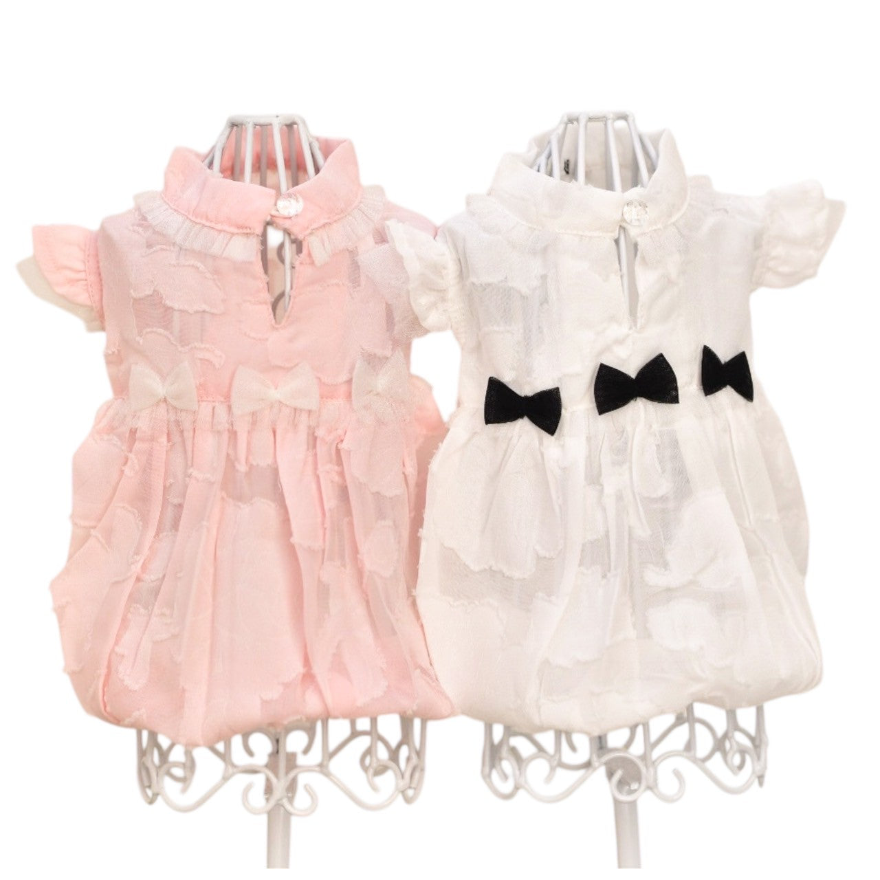 シアー花柄バルーンワンピース| 犬服 小型犬 ドッグウェア KALINA