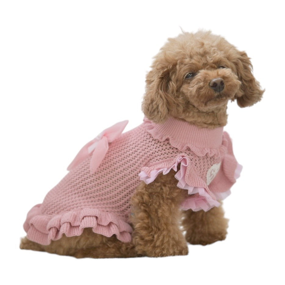 ニットメッシュワンピース| 犬服 小型犬 ドッグウェア KALINA - ワンコ