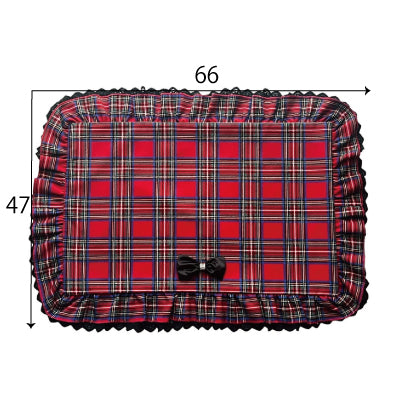 再入荷】チェックカフェマット（XSサイズ・Mサイズ）| 小型犬 お出かけ