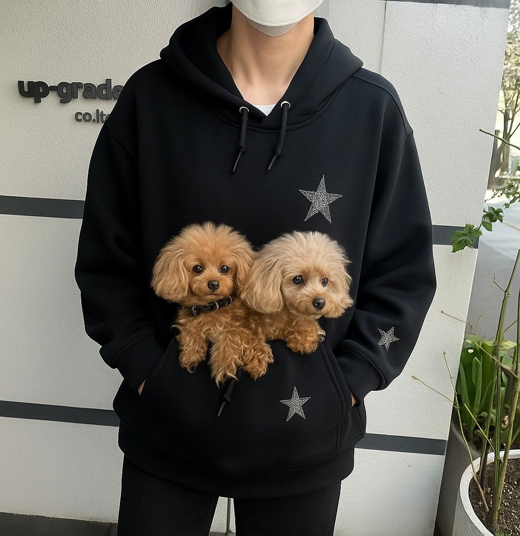 ポケットインケイティパーカー | ママさん パパさん お出かけ 秋冬