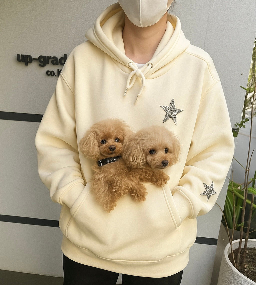 ポケットインケイティパーカー　| ママさん パパさん お出かけ 秋冬 KALINA