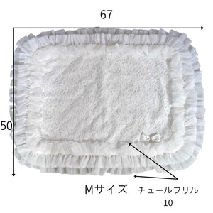 カフェなどのお出掛けにぴったりのカフェマット 小型犬なら３わんちゃんも