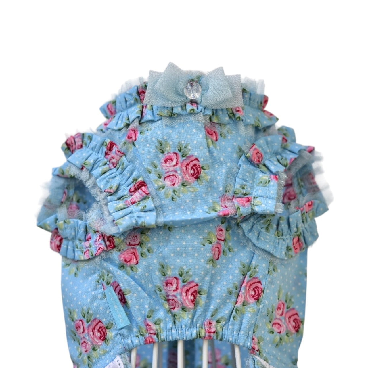 SALE】コットン薔薇柄ワンピース| 犬服 小型犬 ドッグウェ KALINA