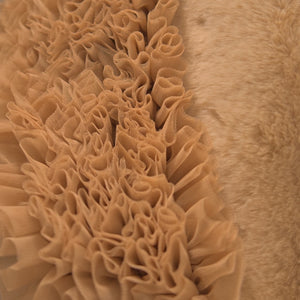 【予約】フェイクファーチュールふりふりカートカバー｜小型犬　お出かけ　KALINA