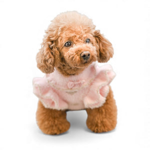 【新作・一部予約】フェレット風ラメジャカードワンピース｜犬服 小型犬 ドッグウェア お出かけ KALINA