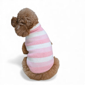 【新作】ふんわりボーダーパジャマ｜犬服 小型犬 ドッグウェア おうち時間 パジャマ KALINA