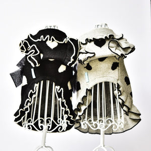 ニットハート柄ワンピース | 犬服 小型犬 ドッグウェア 秋冬 KALINA