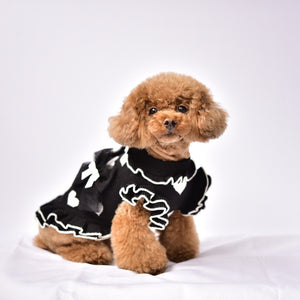 ニットハート柄ワンピース | 犬服 小型犬 ドッグウェア 秋冬 KALINA