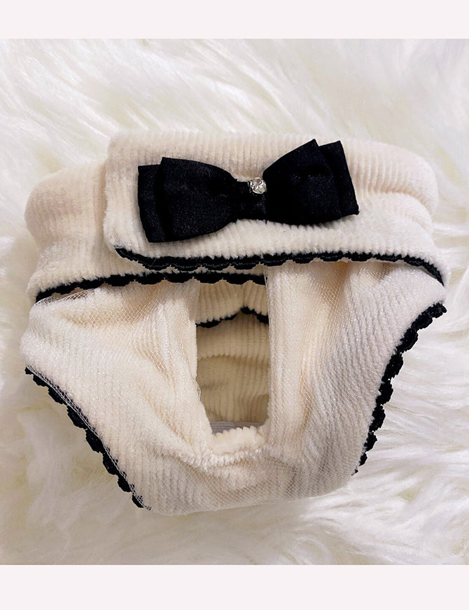 コーデュロイPUせくすぃマナーパンツ | 犬服 小型犬 ドッグウェア マナーウェア 女の子 KALINA