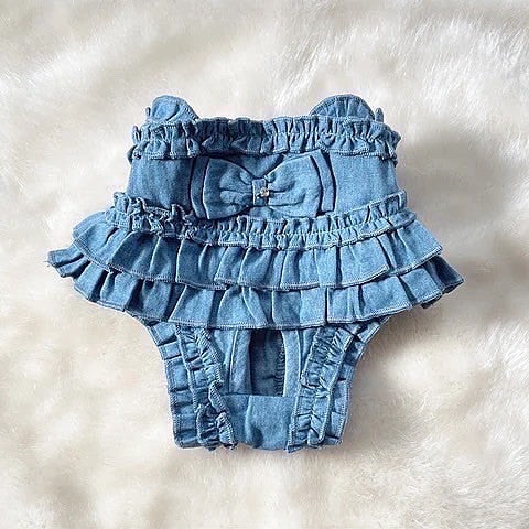 デニム女の子マナーパンツ | 犬服 小型犬 ドッグウェア マナーウェア 女の子 KALINA