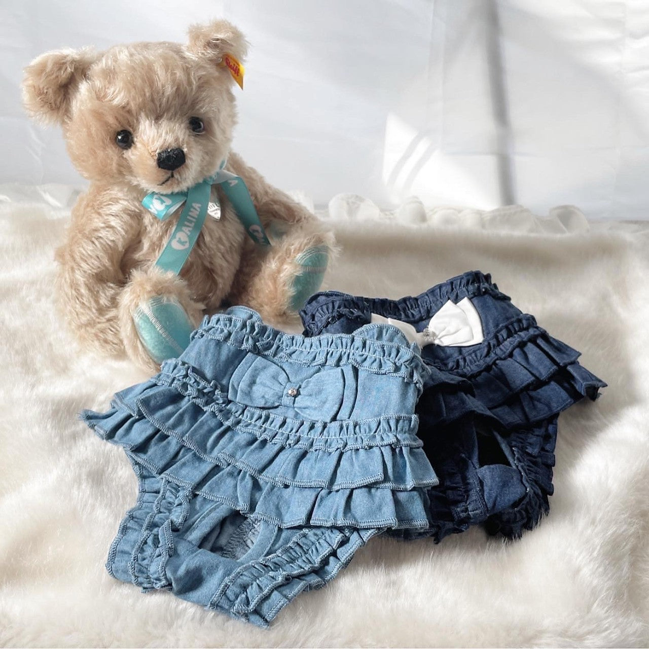 デニム女の子マナーパンツ | 犬服 小型犬 ドッグウェア マナーウェア 女の子 KALINA