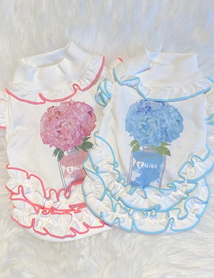 香水プリントTシャツワンピース