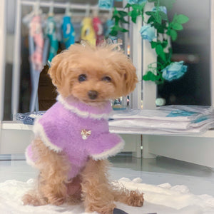 ふわふわオフタートルワンピース｜ワンコ服カリーナ可愛い犬服 